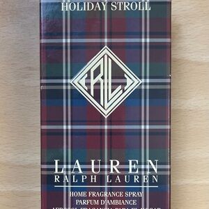 Lauren Ralph Lauren Plaid Gift Box with Red, Green, Navy & Cream